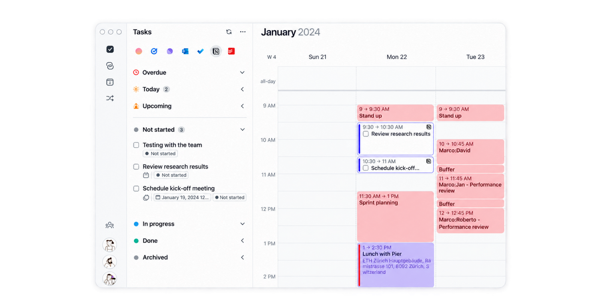 morgen notion calendar replacement