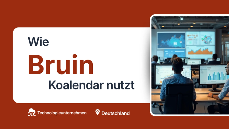 Bruin-Kunde der Koalendar-Terminplanungssoftware
