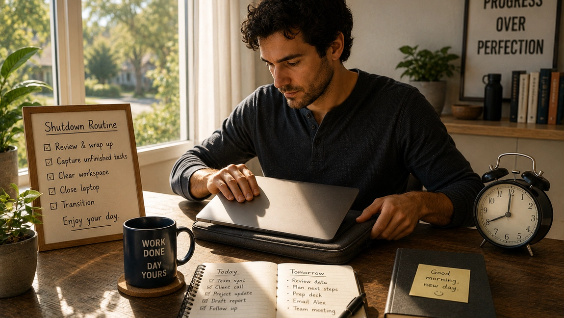 How to Actually Log Off at the End of the Day