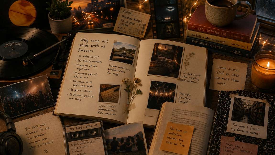 How Some Songs, Films, and Books Stay With Us Forever