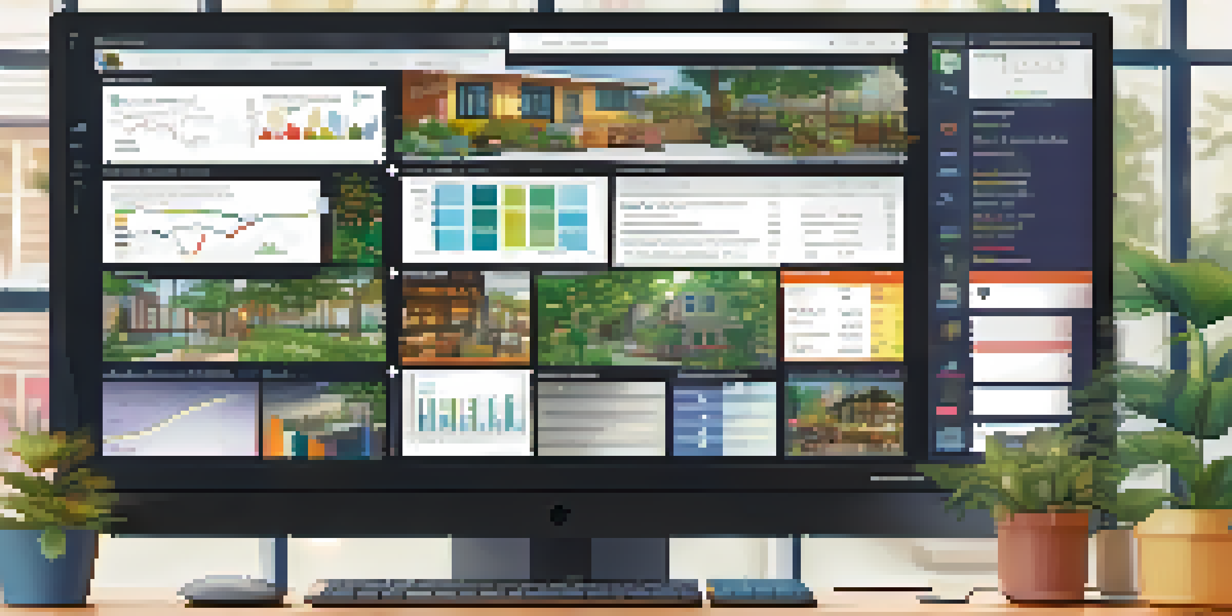 An open data portal displayed on a computer screen, featuring colorful charts and statistics.