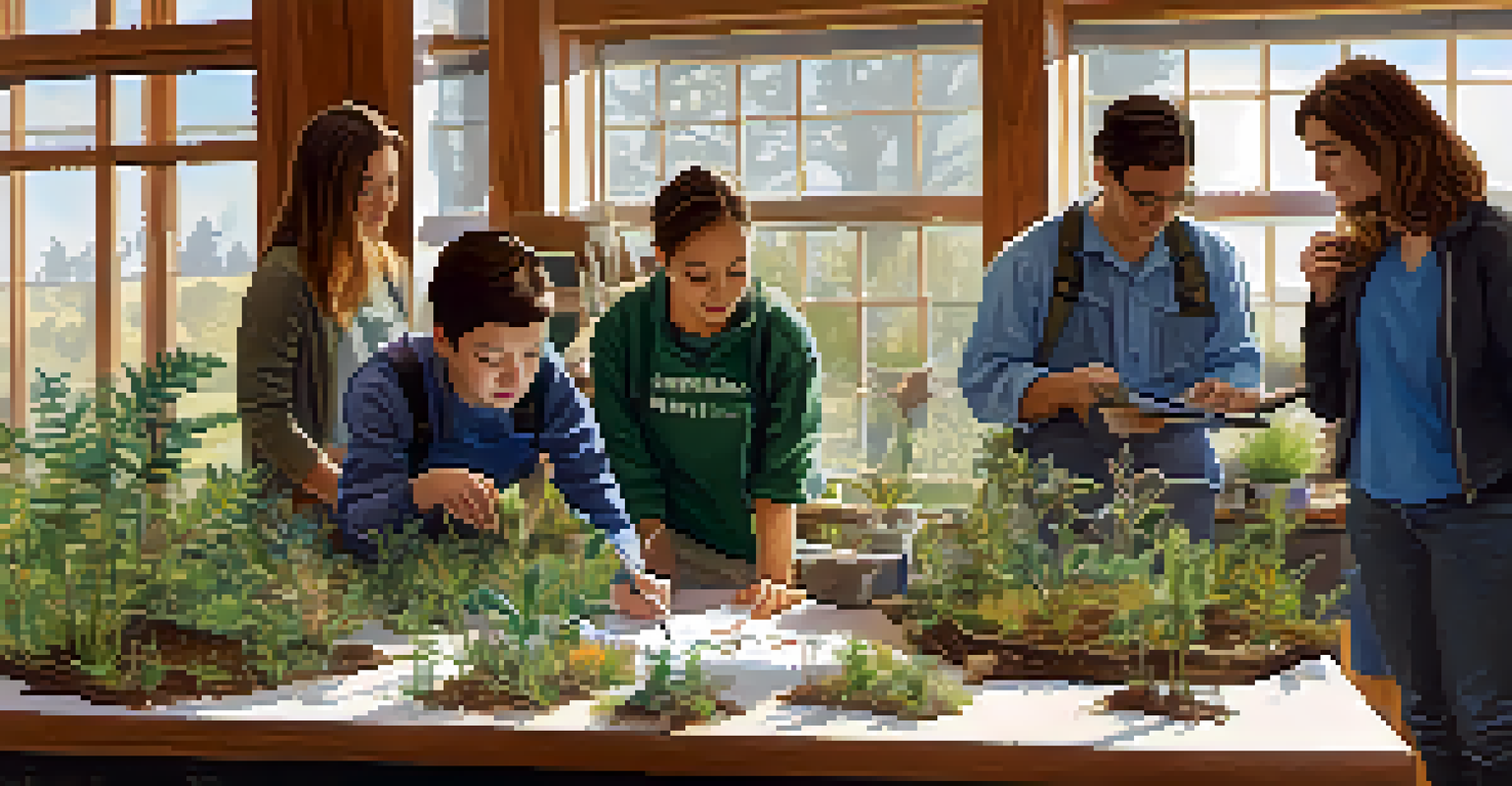 Participants engaged in a conservation workshop, planting native plants and learning about local wildlife in Redwood City.
