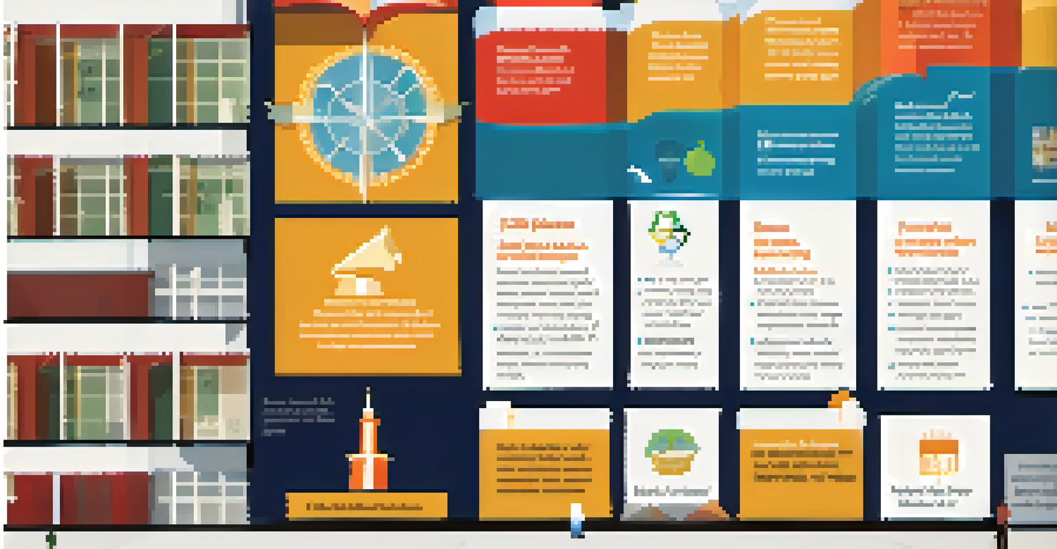 An infographic displaying the benefits of charter schools with icons and a harmonious color palette, focusing on education and innovation.