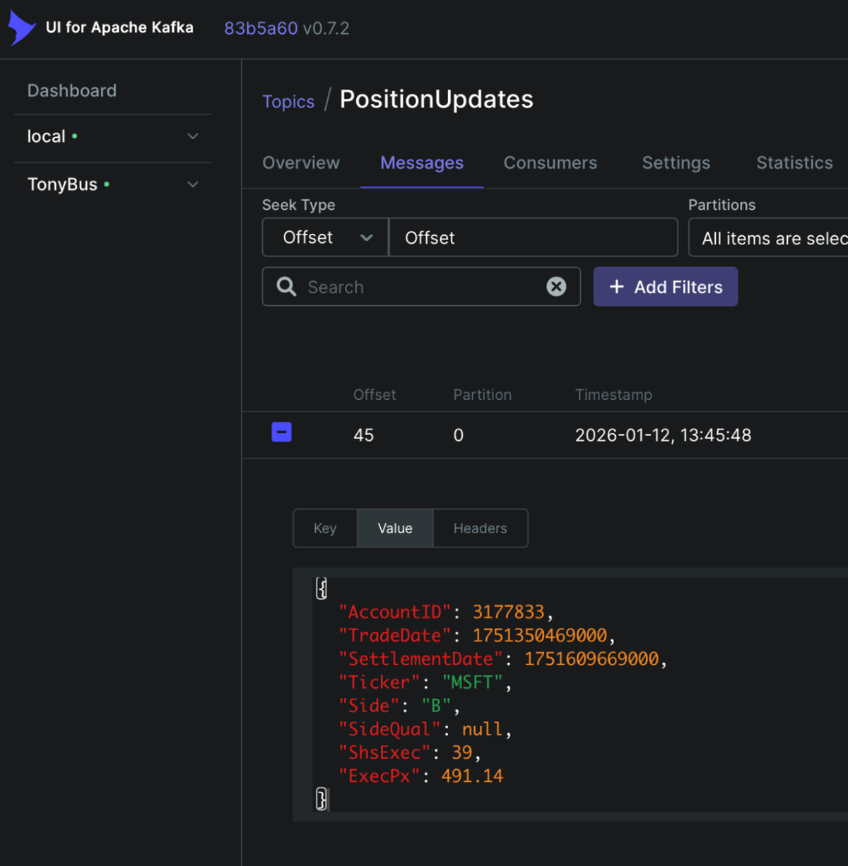 Kafka UI