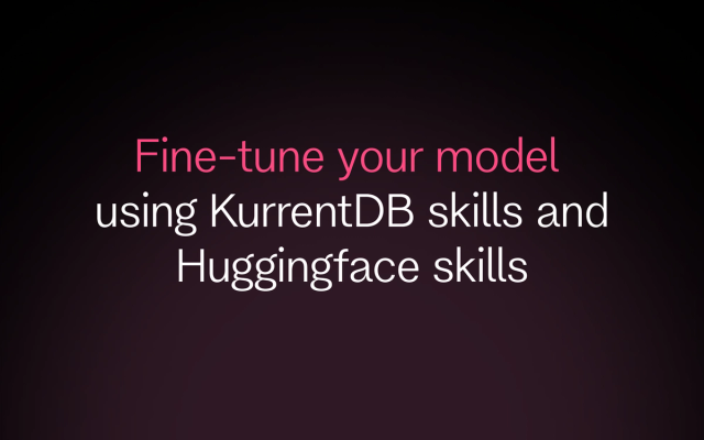 Fine-tune your models with Skills