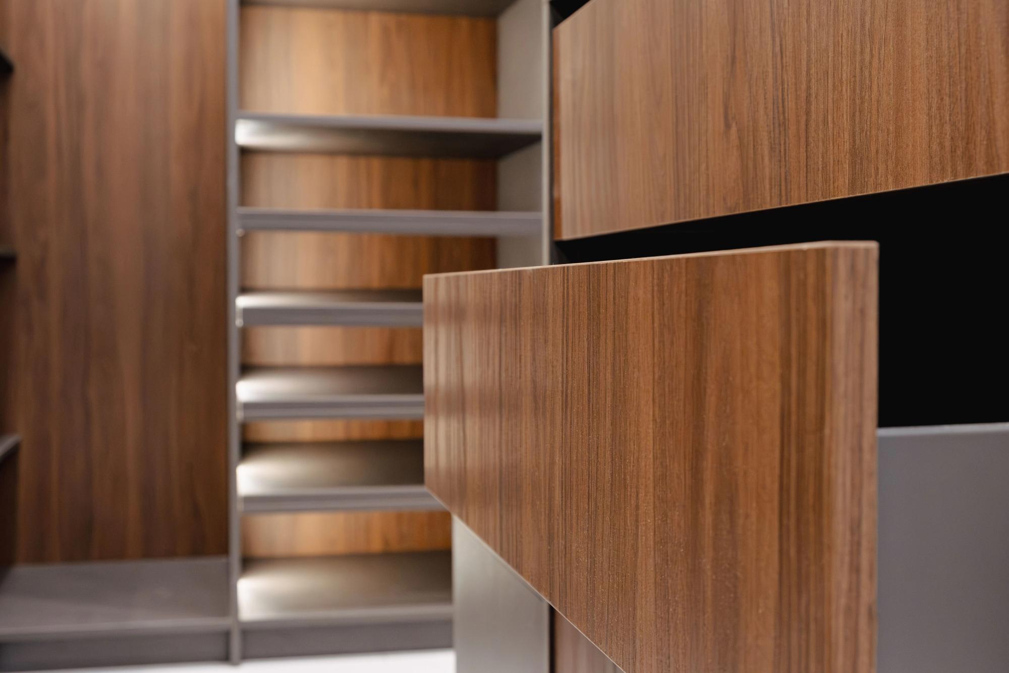 Pinecrest Signature Closet — full-width view