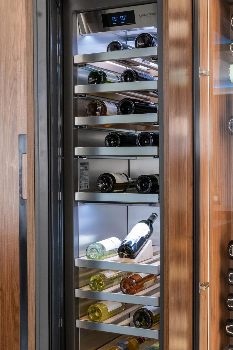 Professional-grade integrated appliances in a KCD kitchen