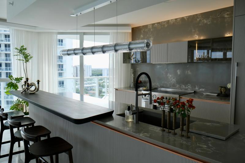 Integrated appliances and custom cabinetry maximizing resale appeal