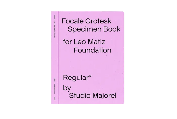 Focale Grotesk - Font (1/13) — for Leo Matiz foundation — Web Design,Website,Typography — by Alexis Oulès — Brand & UX/UI Designer