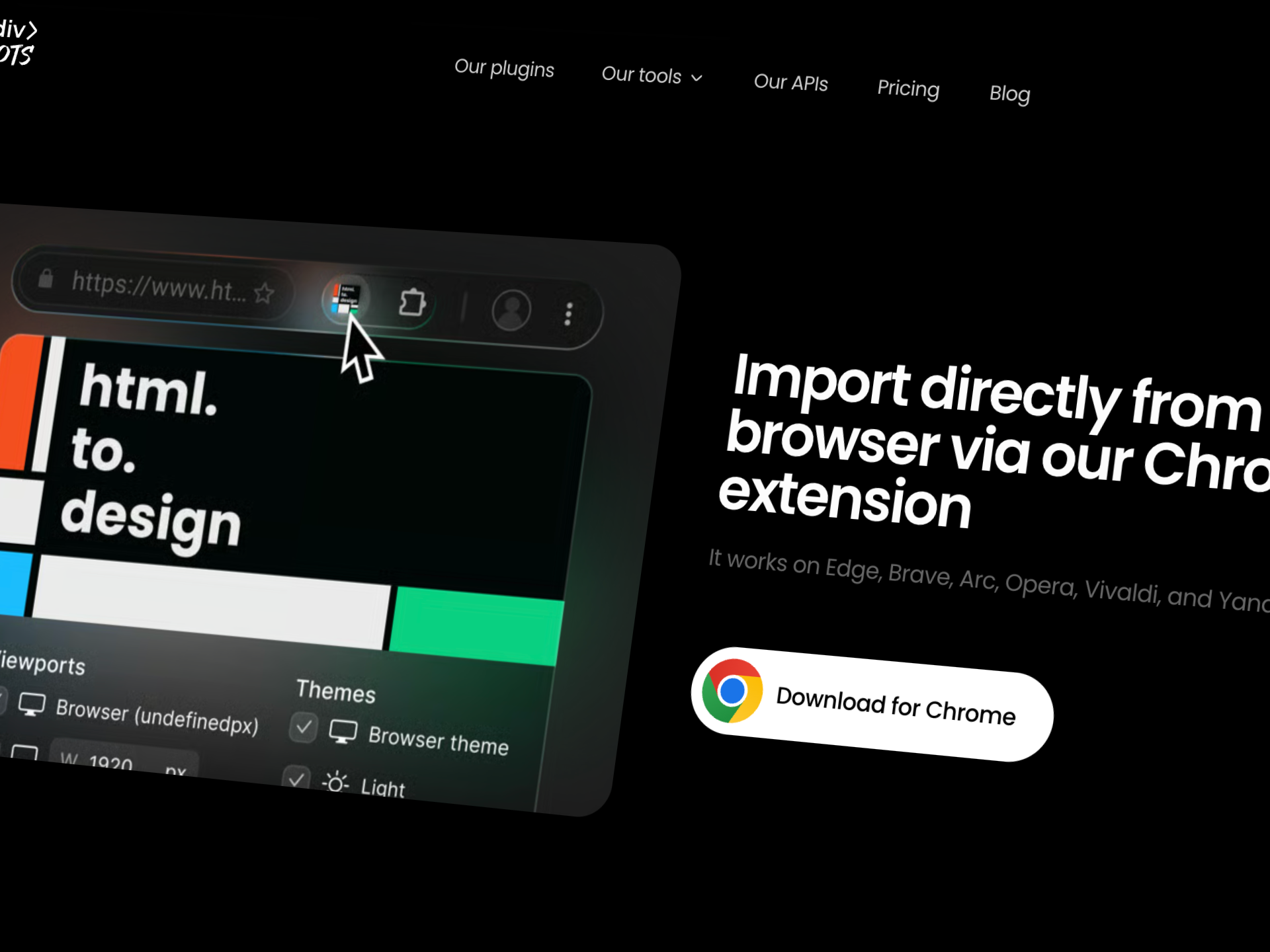 Divriots — Website (1/4) — for Georges Gomes — Web Design,Website — by Alexis Oulès — Brand & UX/UI Designer