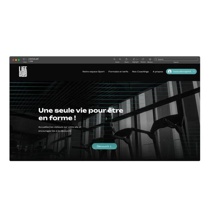Life Club ⎯ Identity (7/11) — for Life Club — Strategy,Brand Identity,Web Design,Website,Logo,Motion,Photography — Fitness, Coaching — by Alexis Oulès — Brand & UX/UI Designer
