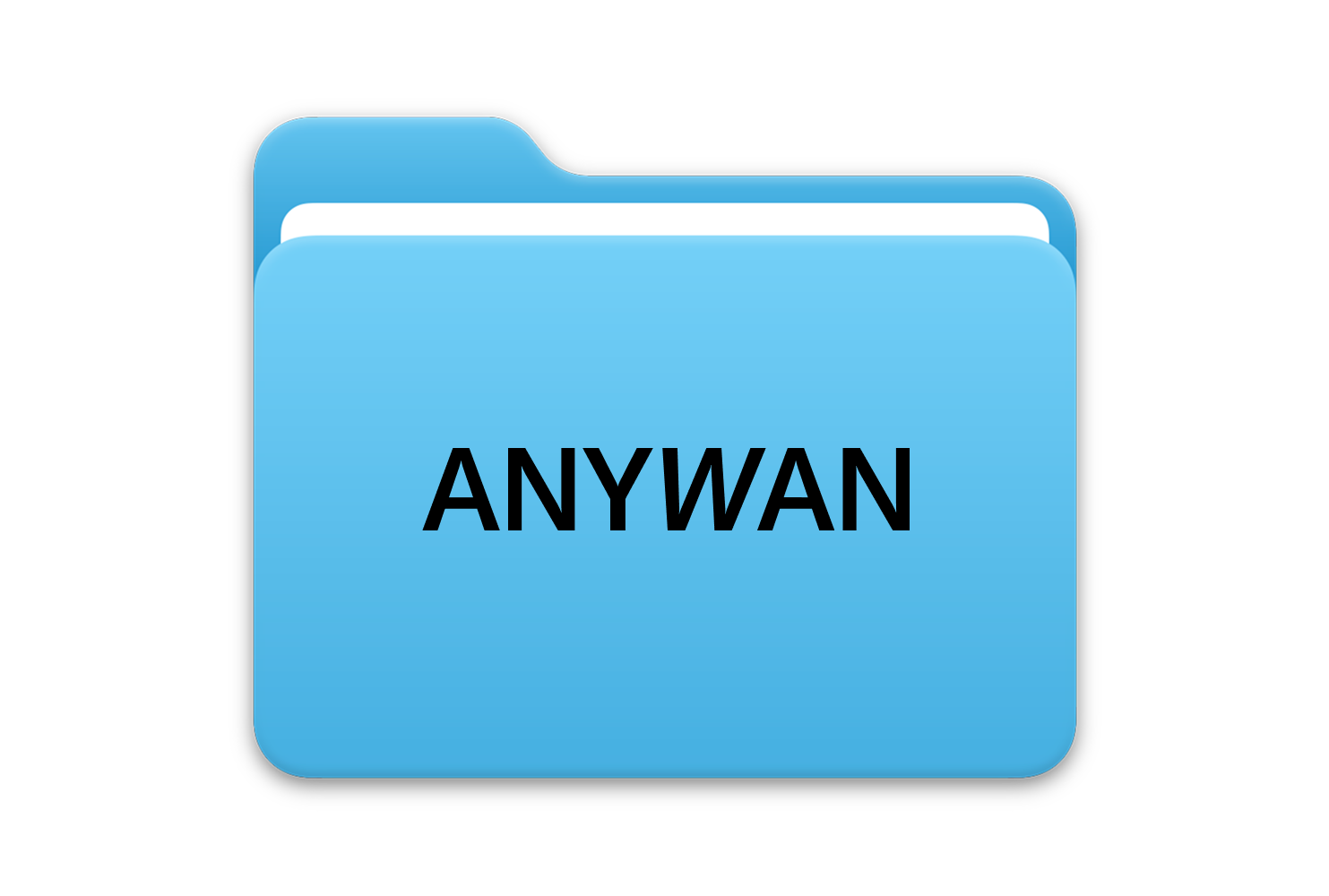 Anywan — Logo (6/6) — for Anywan — Brand Identity — by Alexis Oulès — Brand & UX/UI Designer