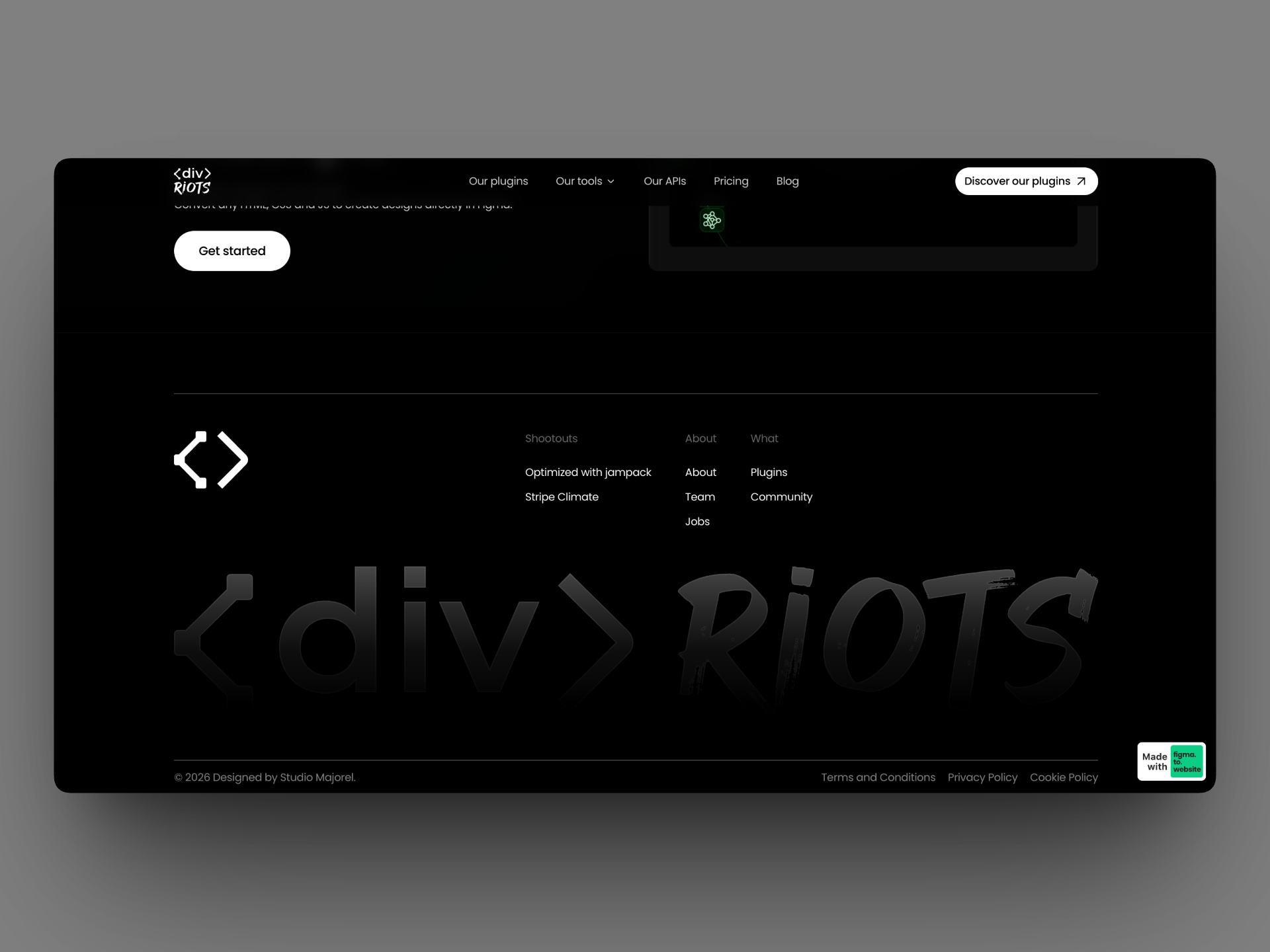 Divriots — Website (2/4) — for Georges Gomes — Web Design,Website — by Alexis Oulès — Brand & UX/UI Designer
