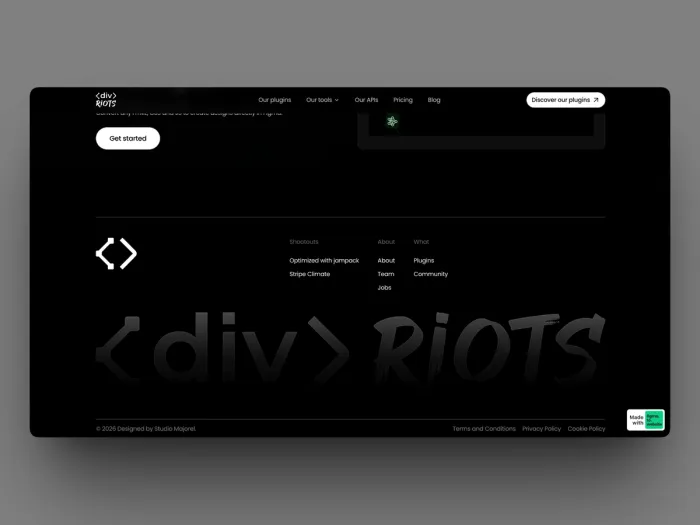Divriots — Website (2/4) — for Georges Gomes — Web Design,Website — by Alexis Oulès — Brand & UX/UI Designer