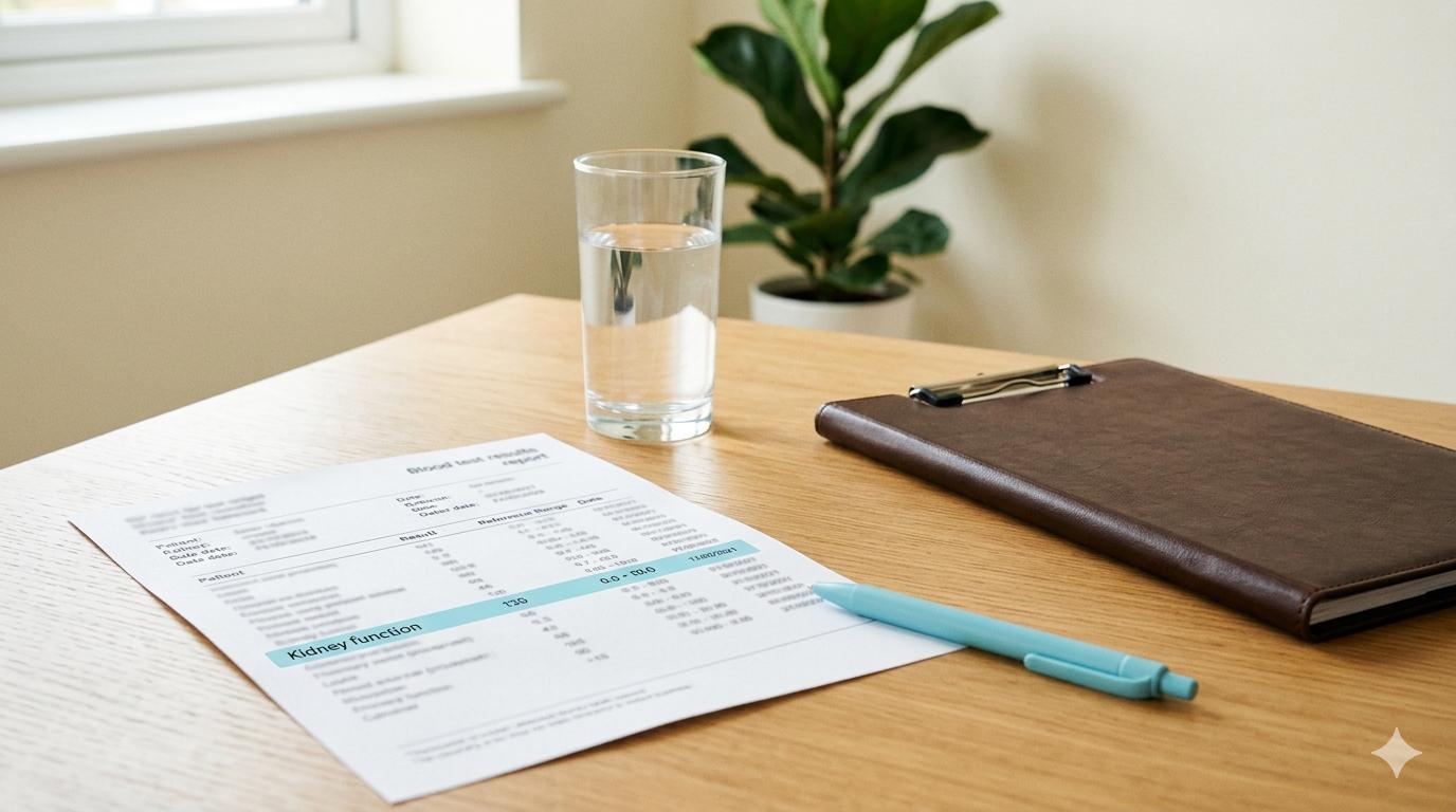 Kidney function blood test: results explained