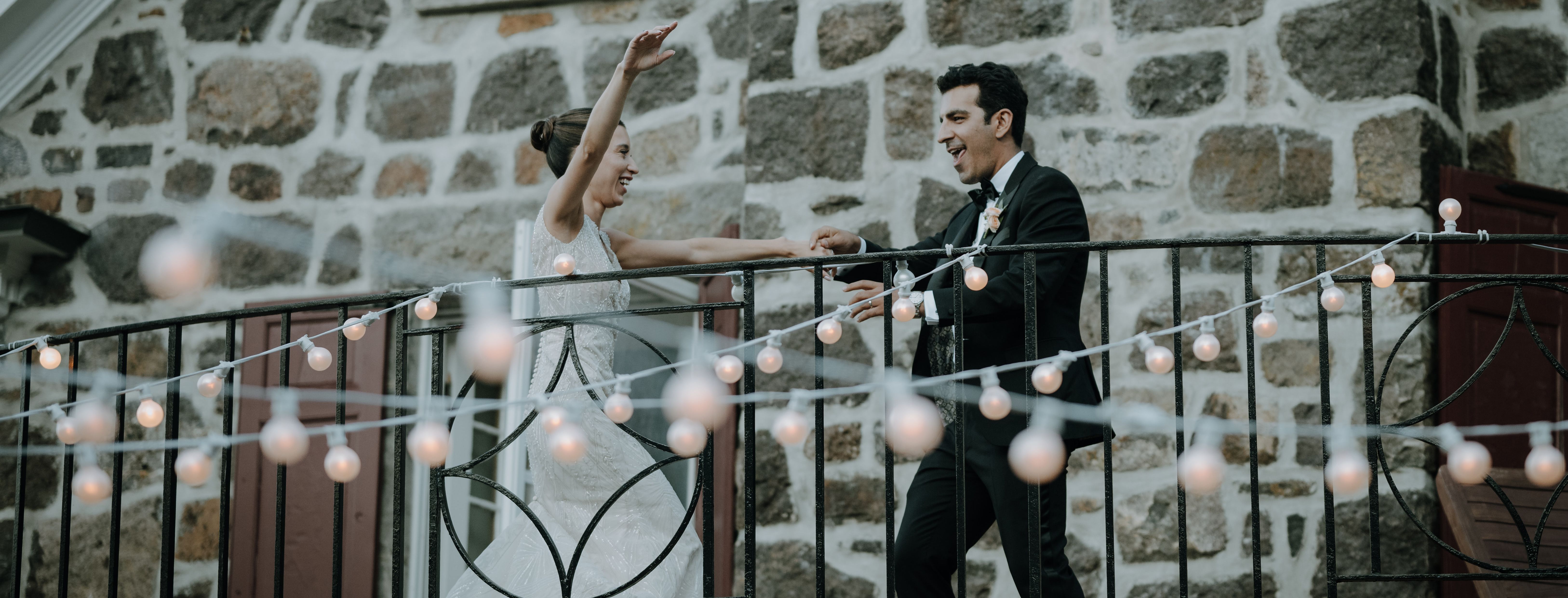 Mariage couple au Manoir Davis