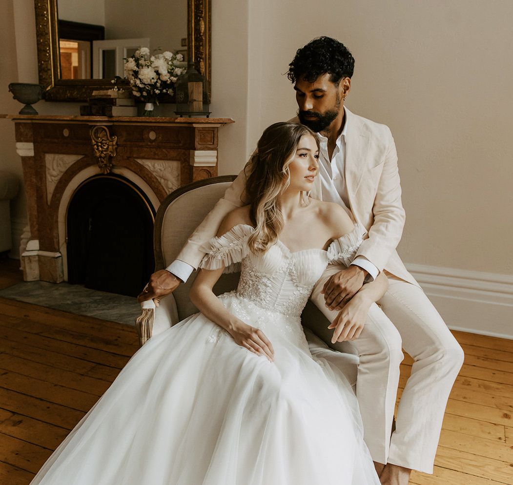 Couple de mariés Manoir Maplewood