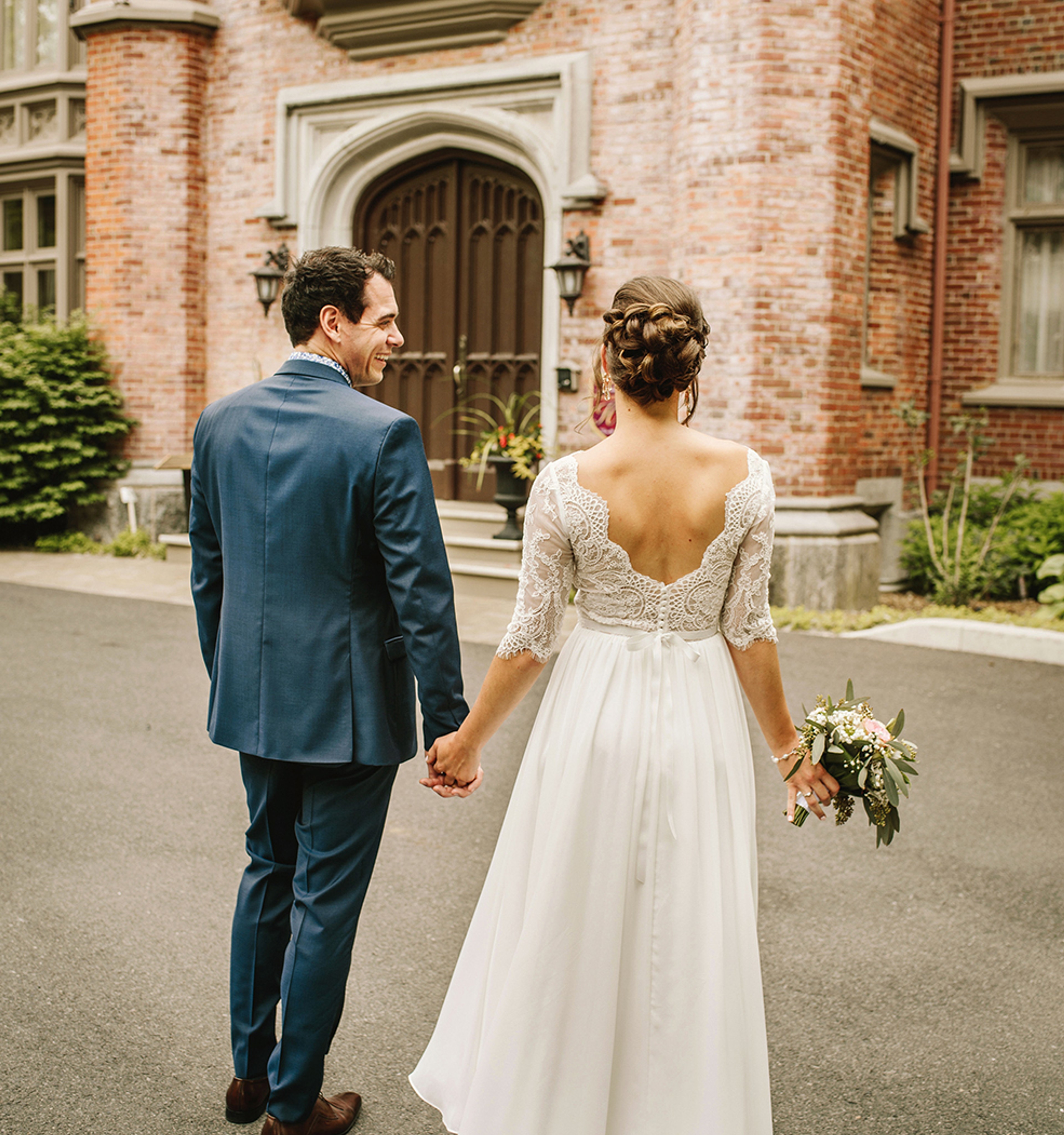Couple at Manoir Rouville-Campbell