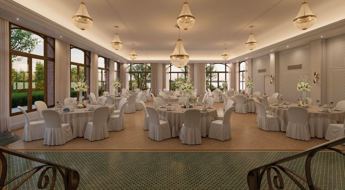 Indoor dining space