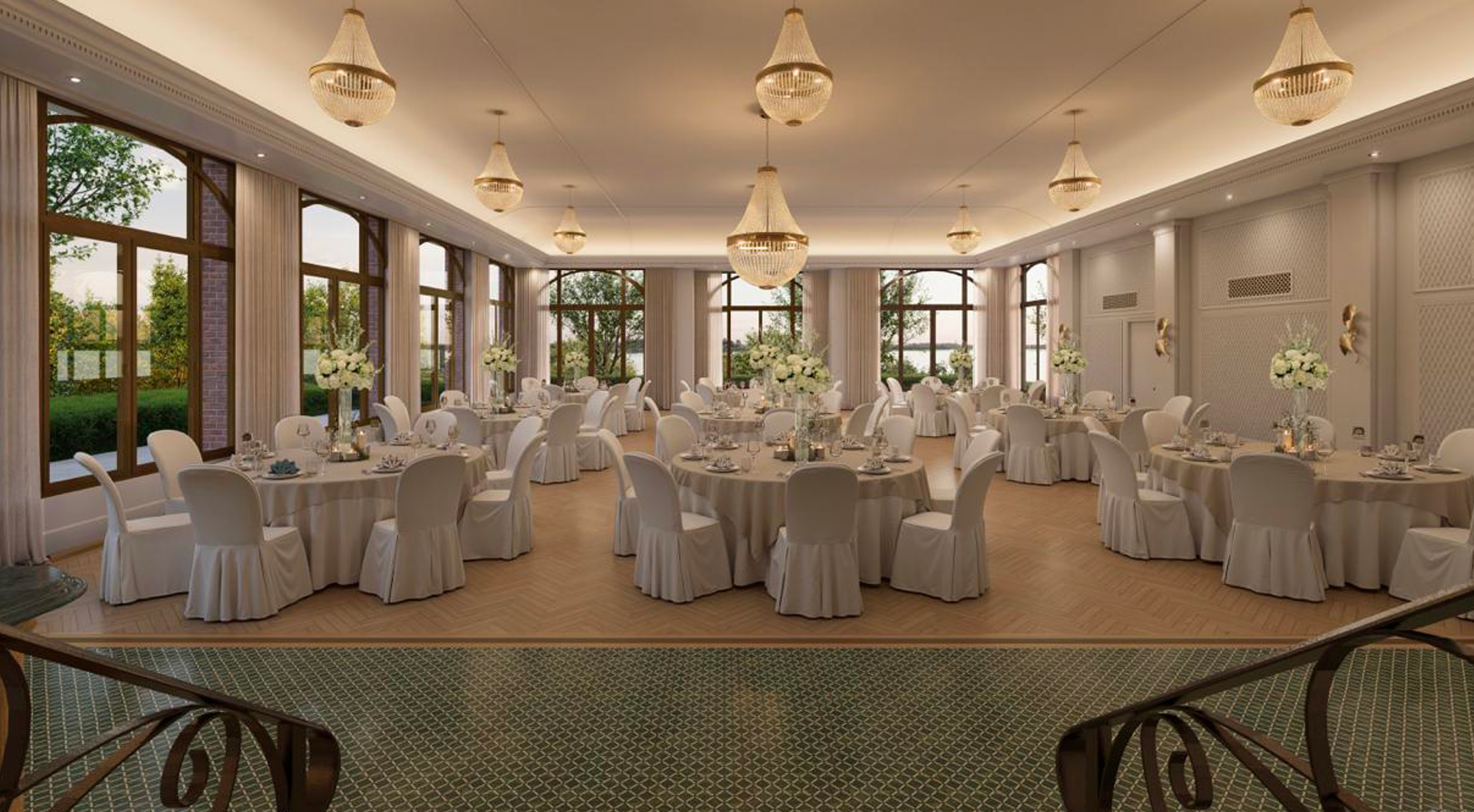 Indoor dining space