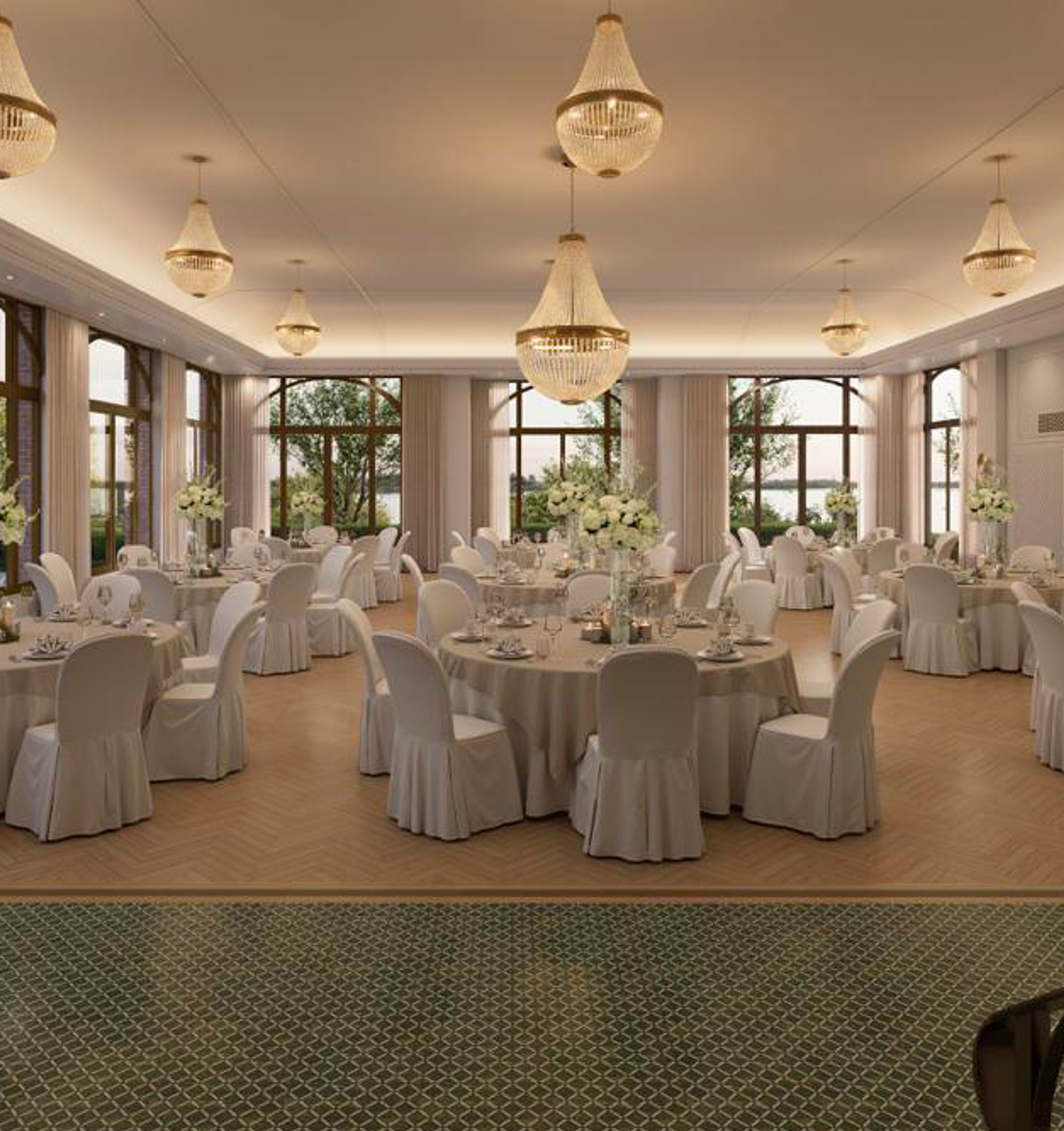 Indoor dining space