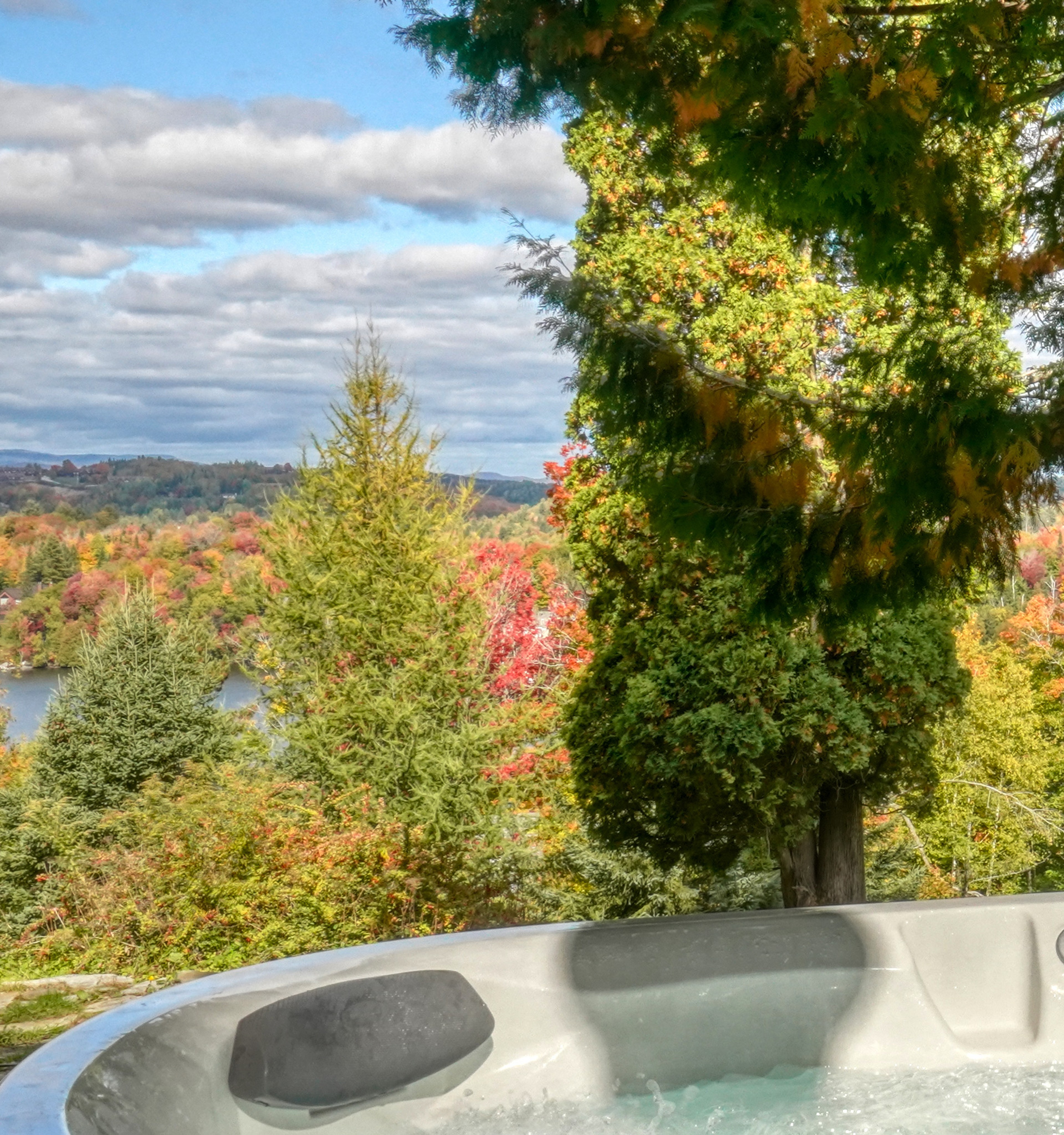 view from the jacuzzi