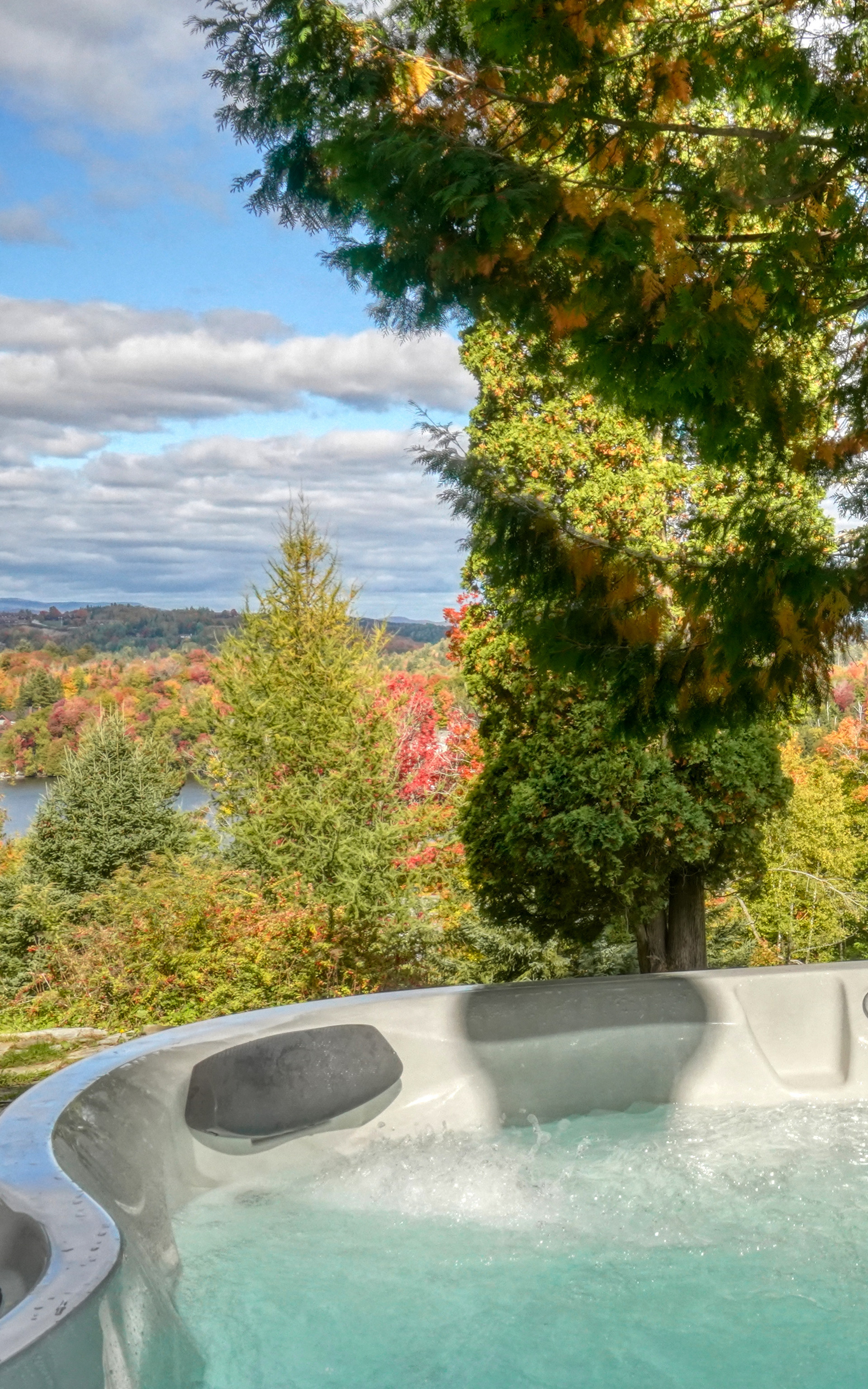 view from the jacuzzi