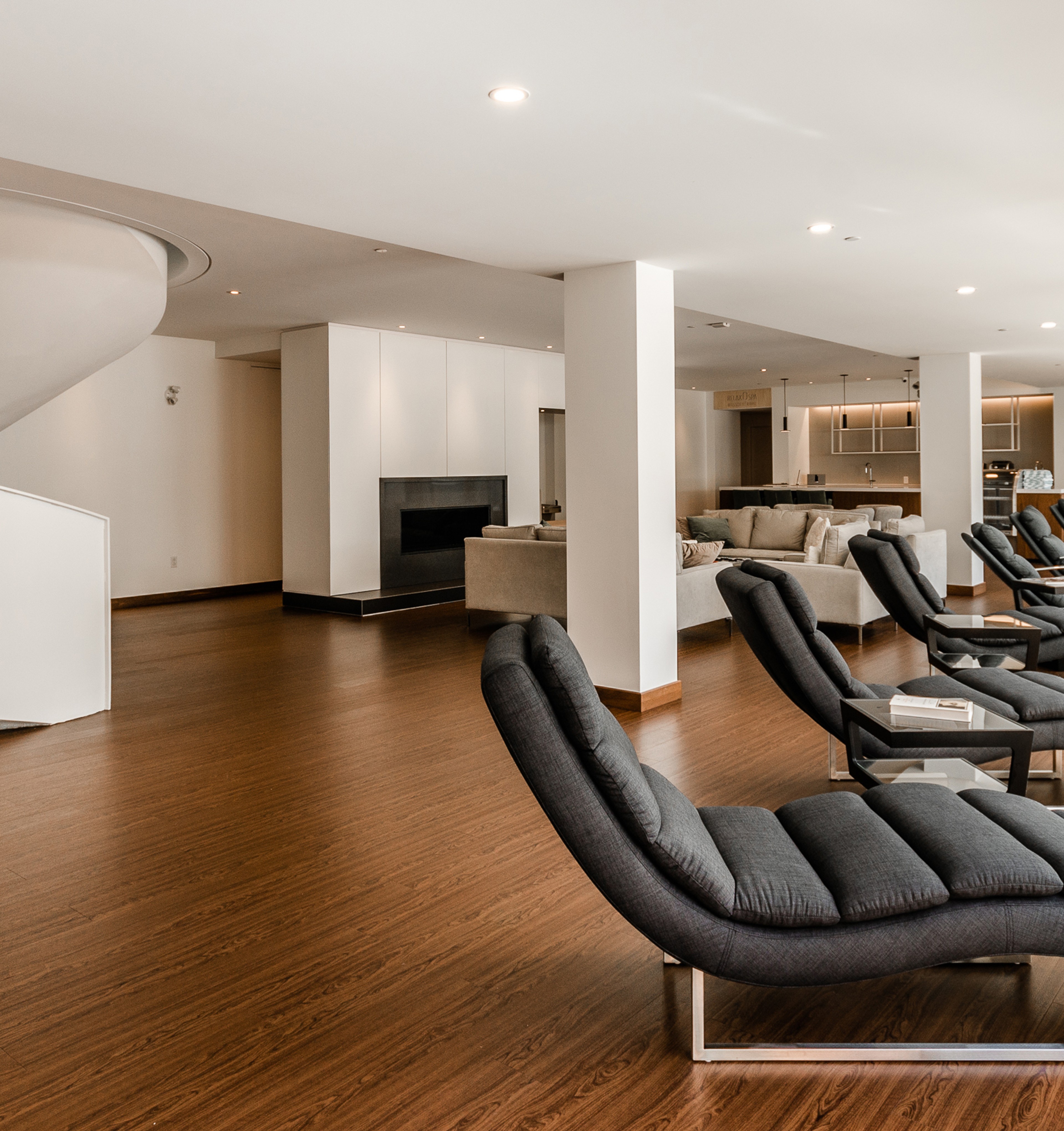 Indoor reception space