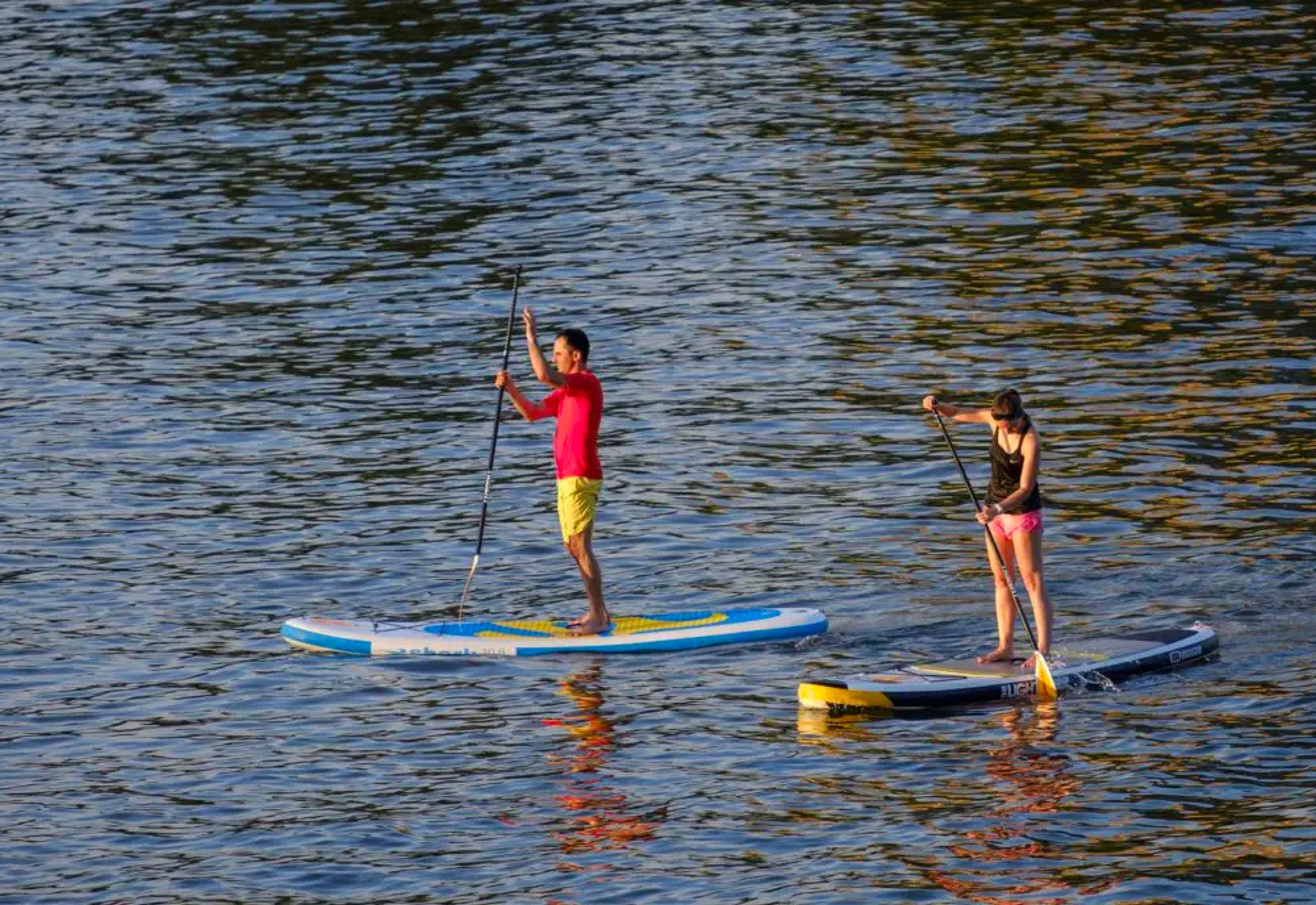 paddle sur le lac