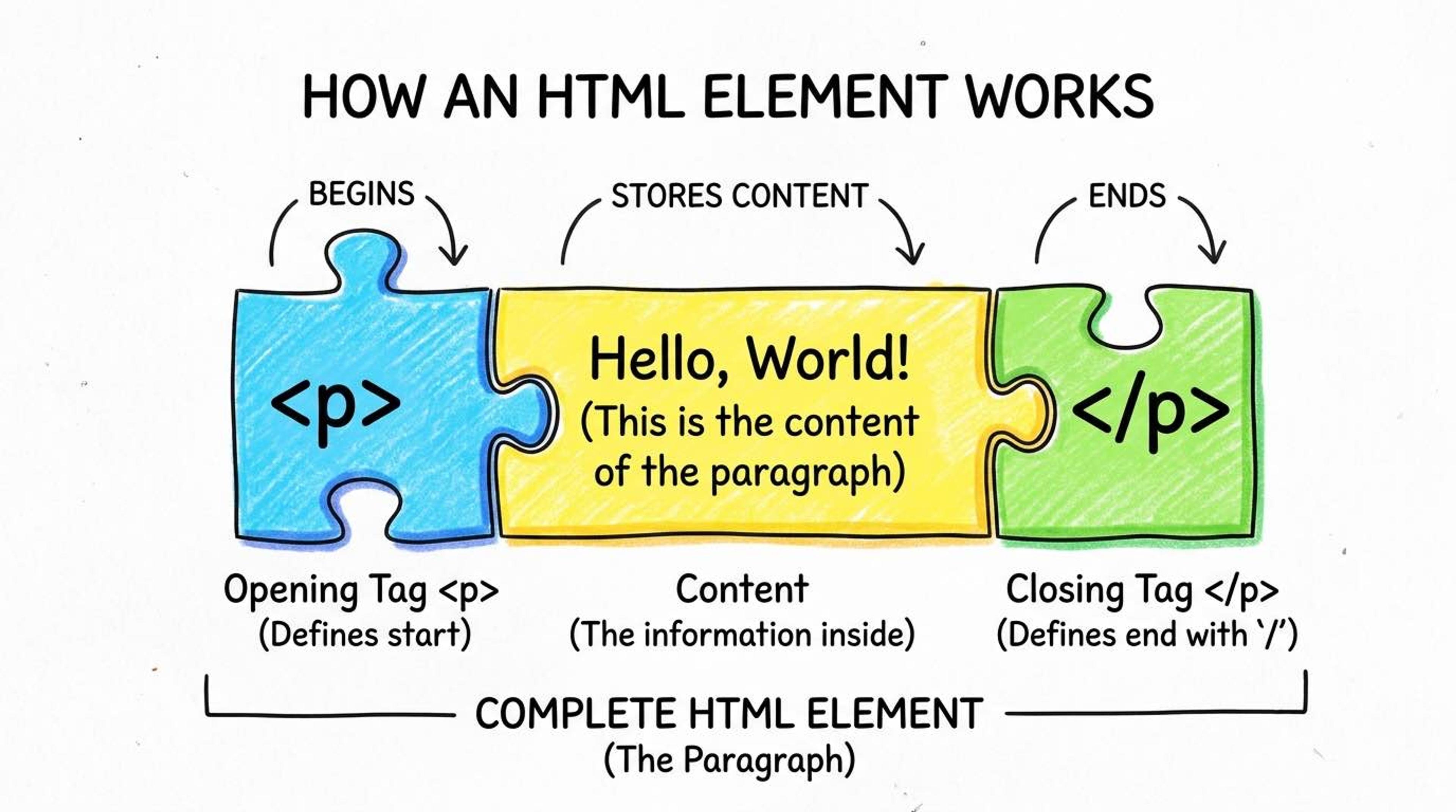 Structure of an HTML Element