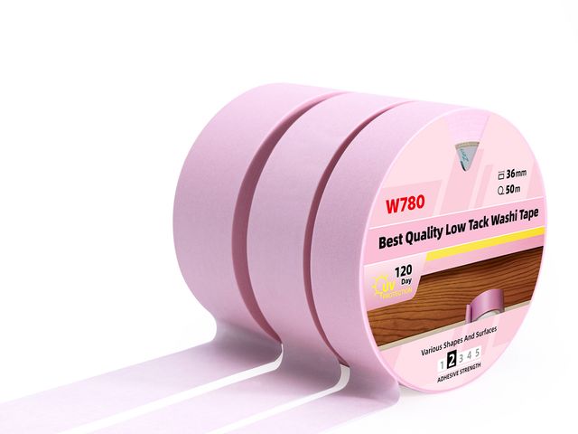 Pink Rice Paper Washi Masking Tape - product photo