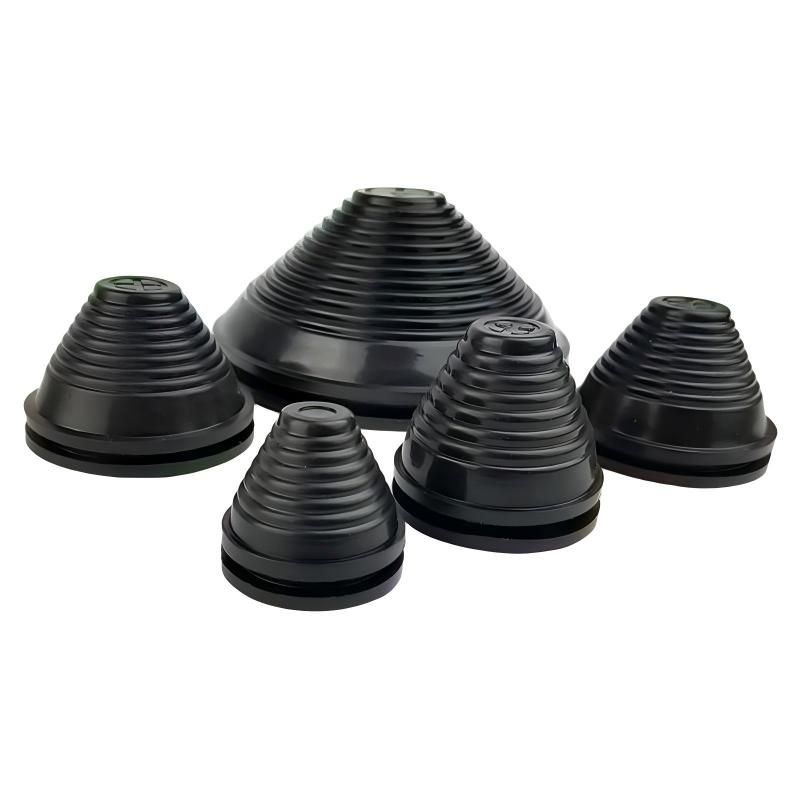 Red EPDM Rubber Grommet - product photo