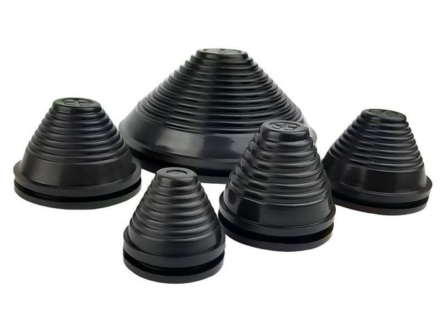 Red EPDM Rubber Grommet - product photo