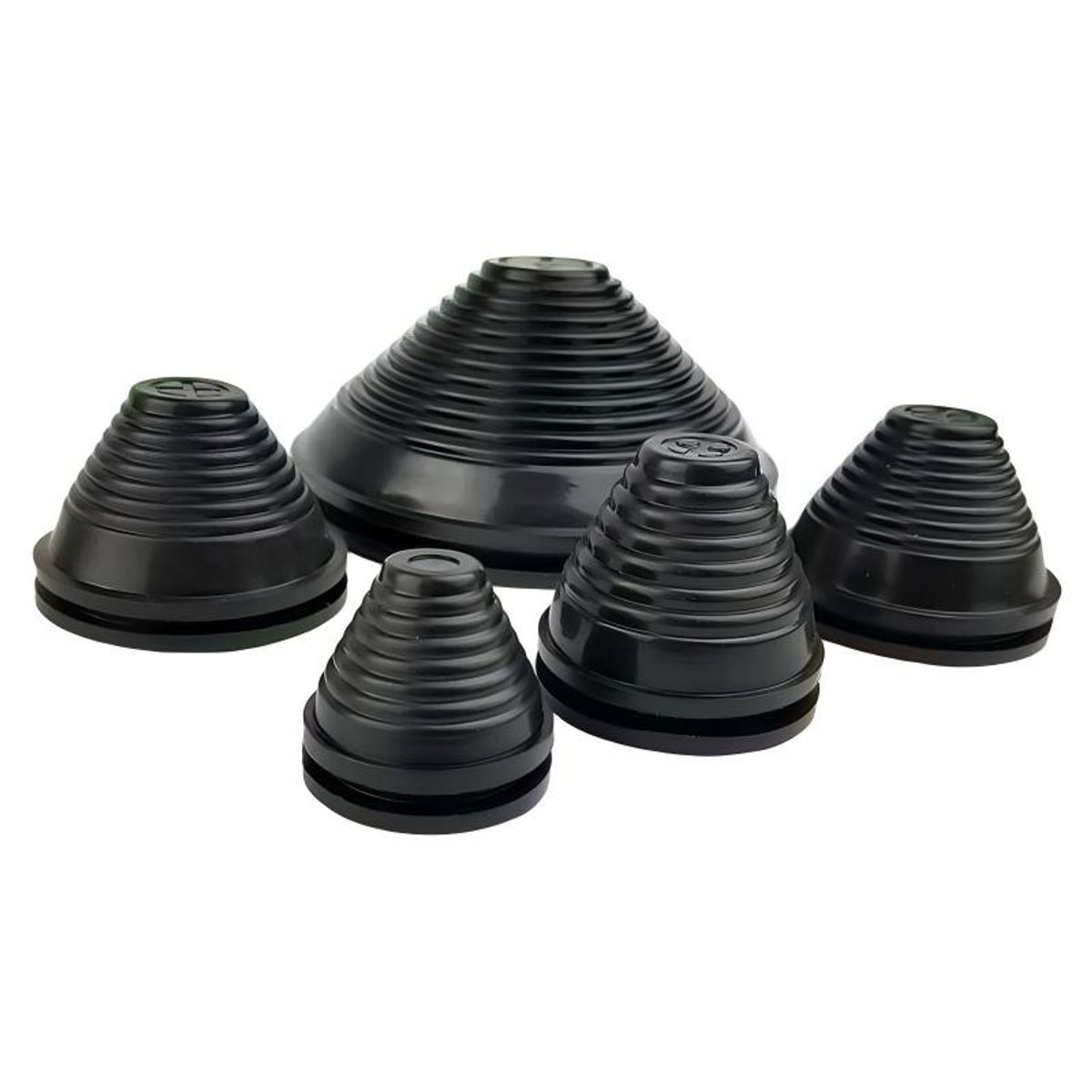 Red EPDM Rubber Grommet - product photo