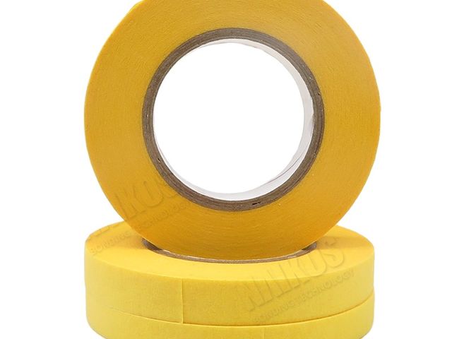 High-Temperature Yellow Crepe Paper Washi Masking Tape - product photo