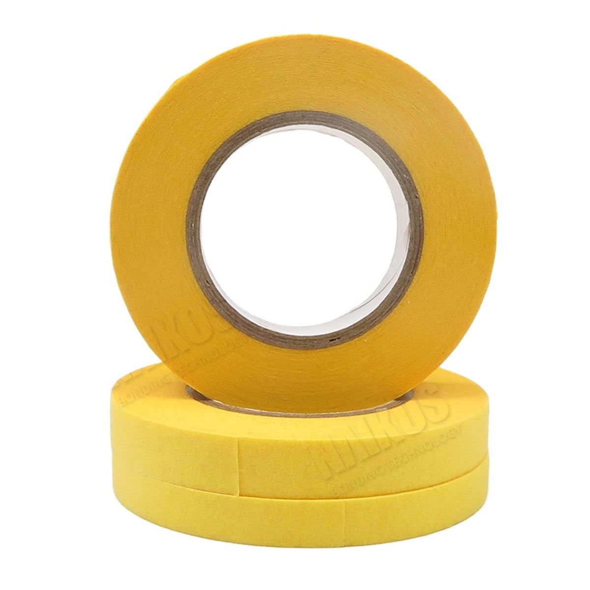 High-Temperature Yellow Crepe Paper Washi Masking Tape - product photo