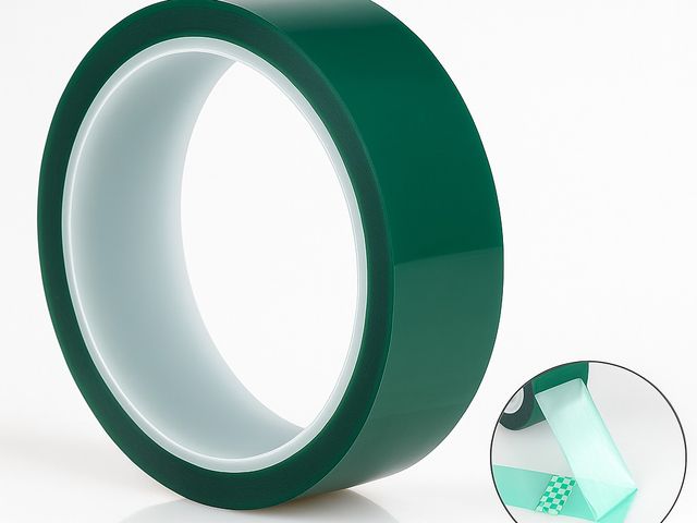 Green PET High Temperature Masking Tape