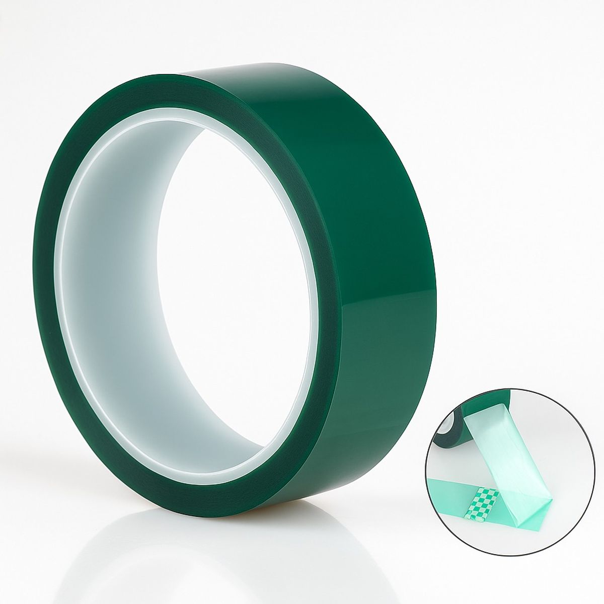 Green PET High Temperature Masking Tape