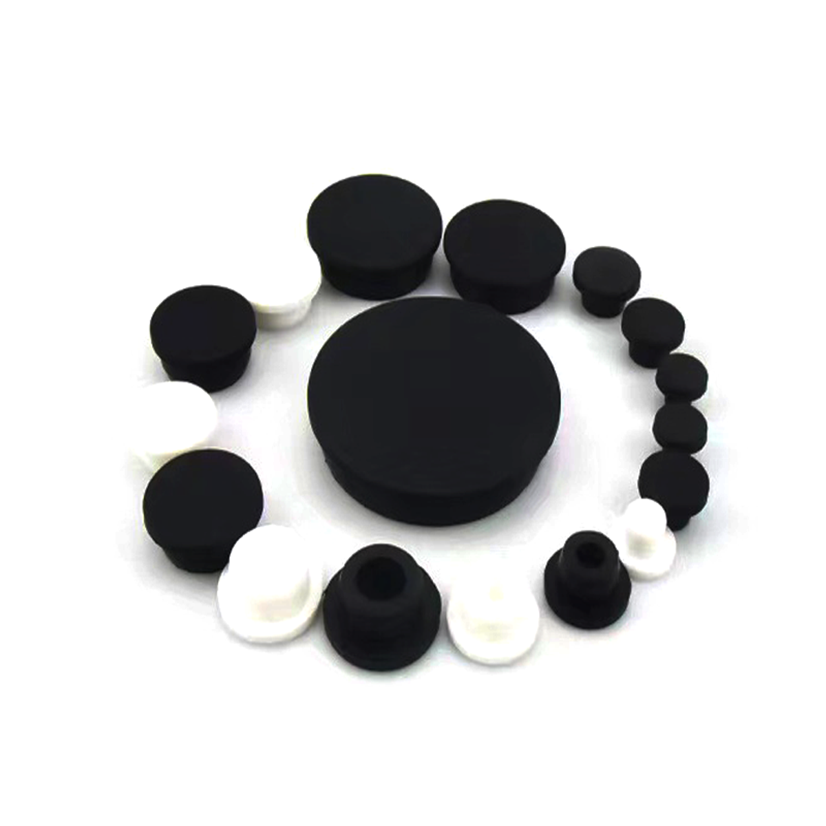 Black Silicone Masking Plug - product photo