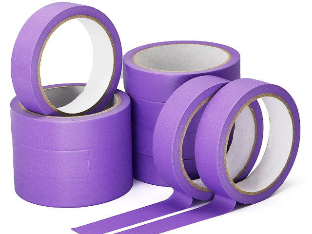 Purple Rice Paper Washi Masking Tape - product photo