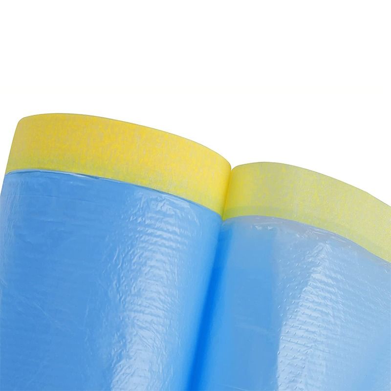 Pre-Taped Blue Covering Film