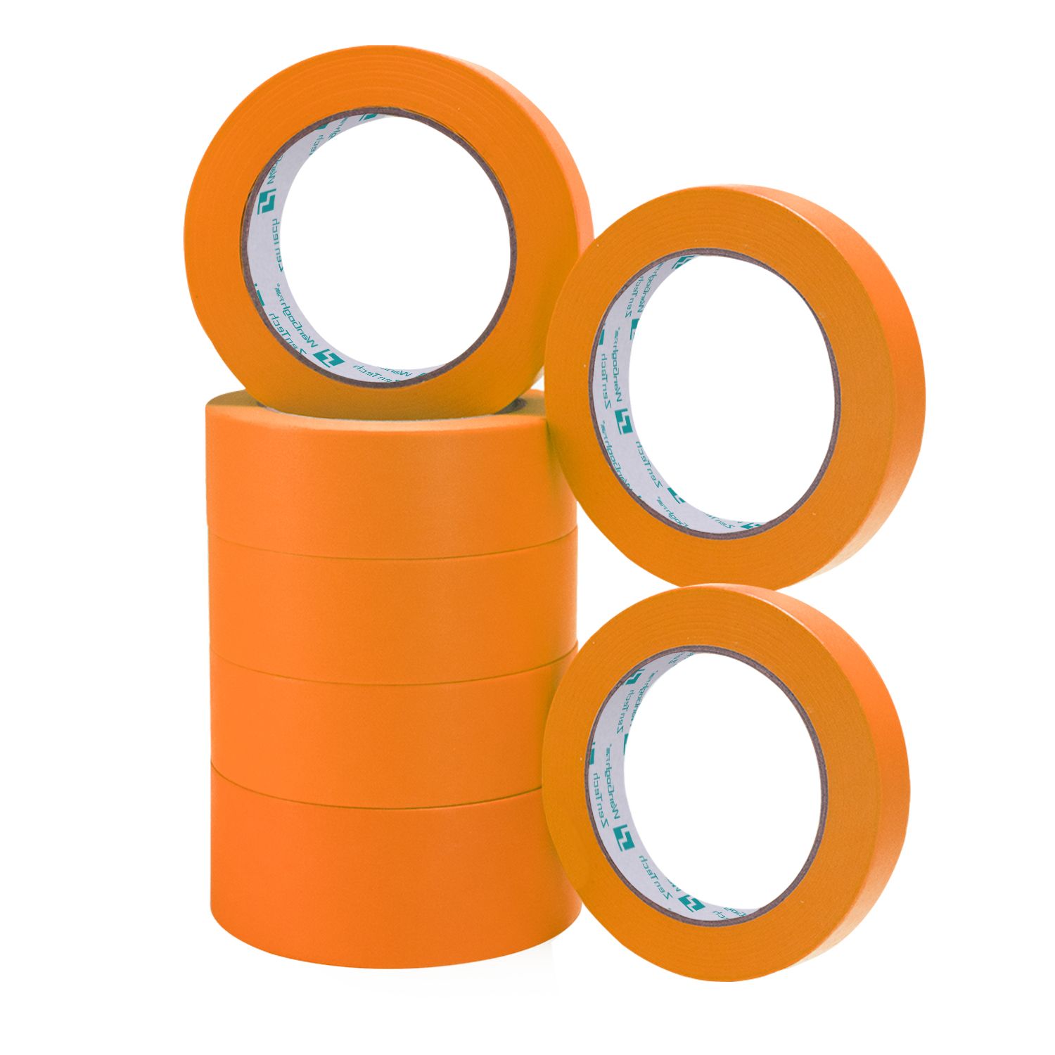 High-Temperature Orange Rice Paper Washi Masking Tape - product photo