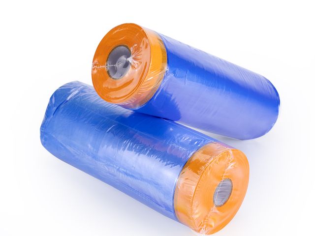 High-Temperature Blue HDPE Masking Film - product photo