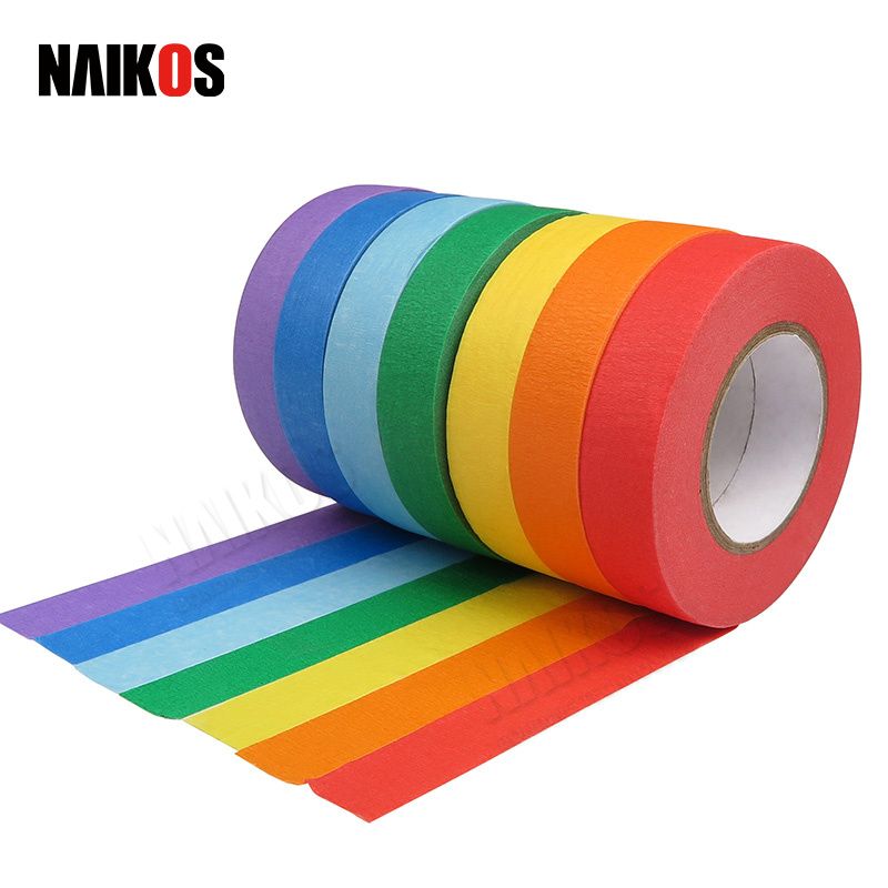 Red Crepe Paper Washi Masking Tape - product photo