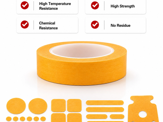 High-Temperature Silicone Die-Cut Masking Shape - product photo