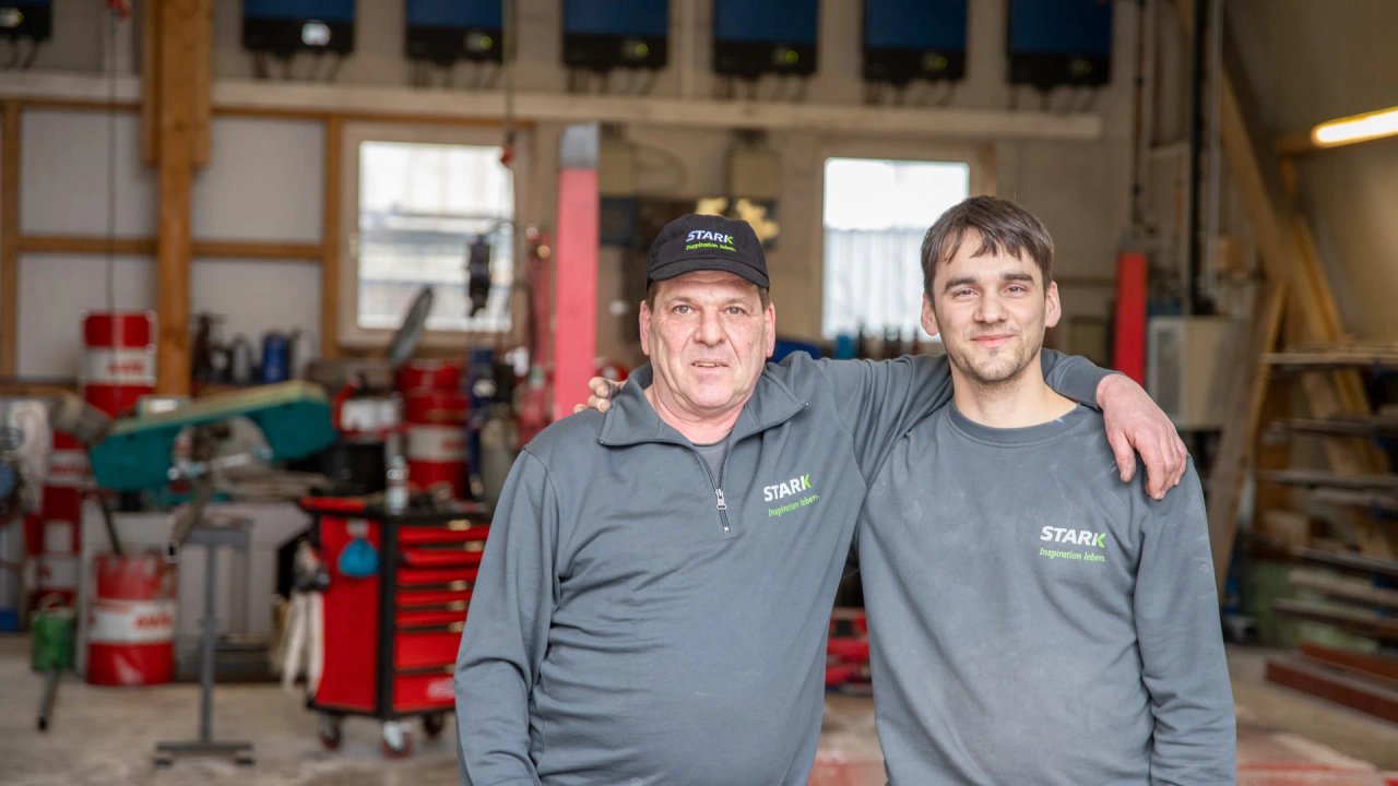 Das Instandhaltungs-Team bei der Arbeit