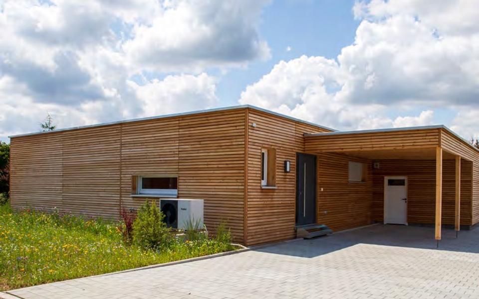 Typenhaus AtriumHaus — Holzhaus von Zimmerei Stark