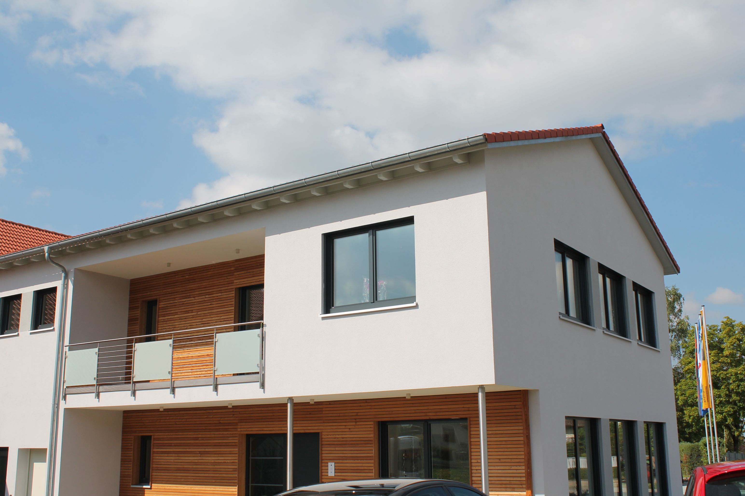 Amerbach Gewerbehalle Außenansicht
