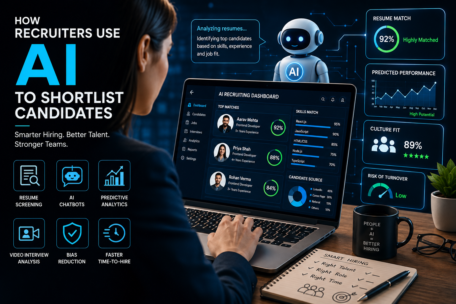 How Recruiters Use AI to Shortlist Candidates: A Complete Guide to Smarter Hiring