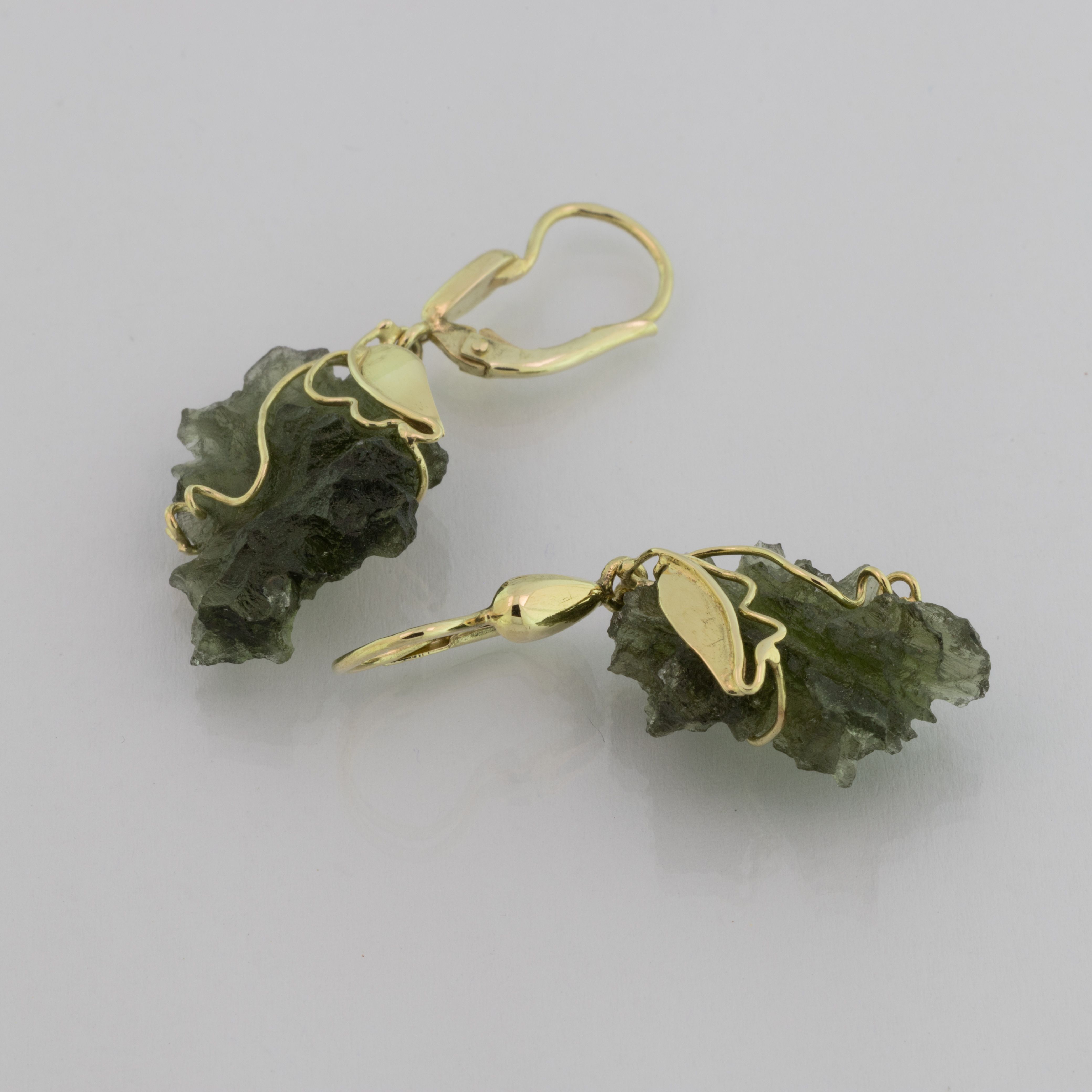 Náušnice Vltavín 2